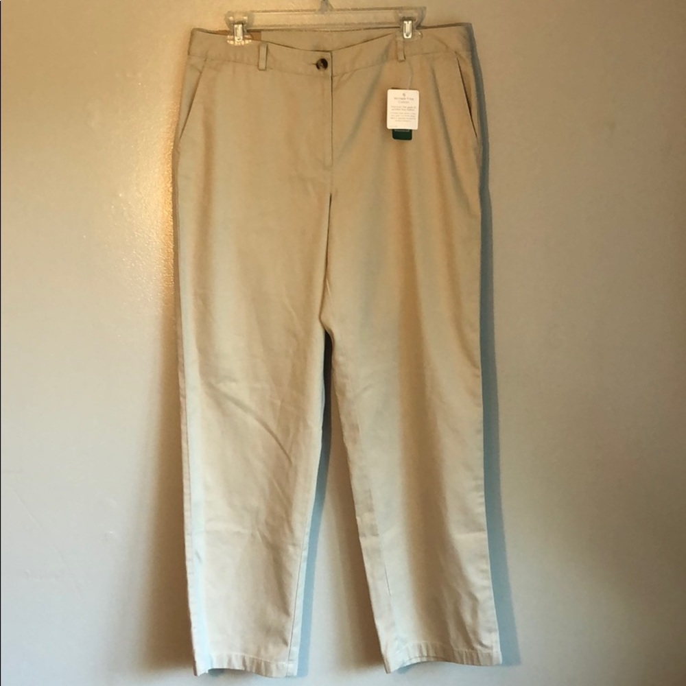L.L. Bean Favorite Fit Cotton Pants Size 12